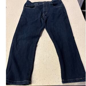 Aviator Best Travel Jeans Stretch Size 32 X 26 Japanese Selvedge- Dark Blue